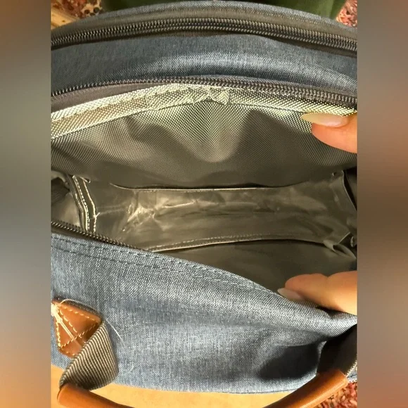 Sunflora Insulated Picnic Backpack for 2 Person Bag with Cooler Compartment Blue - Picture 8 of 10